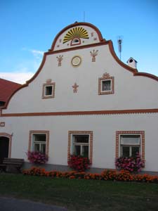 Holasovice folk baroque architecture