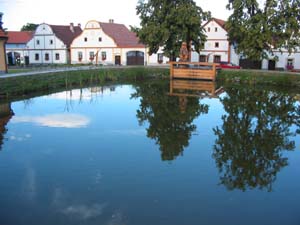 Holasovice village pond