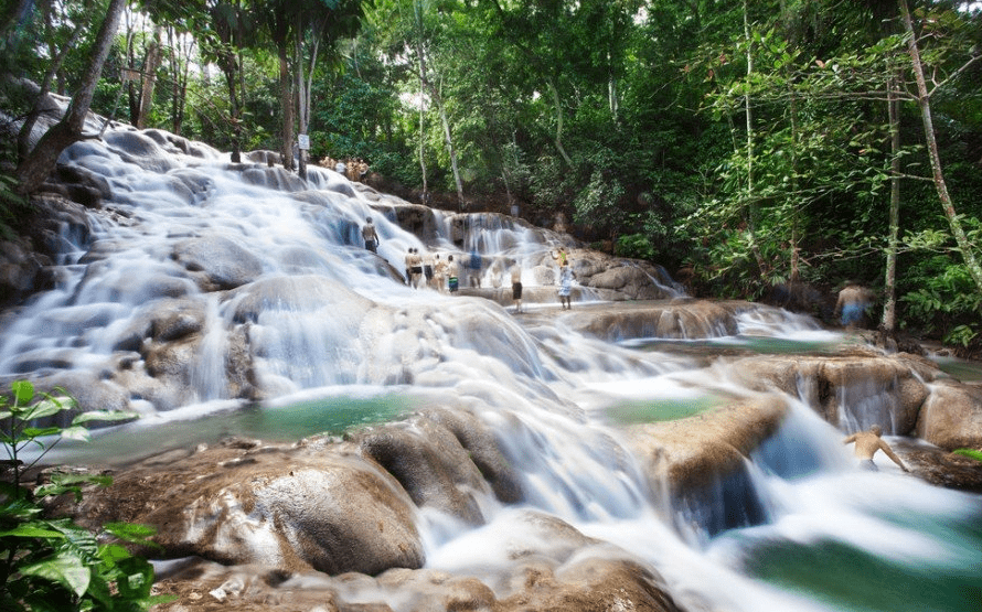 Dunn s River Falls - waterfall climbing Jamaica