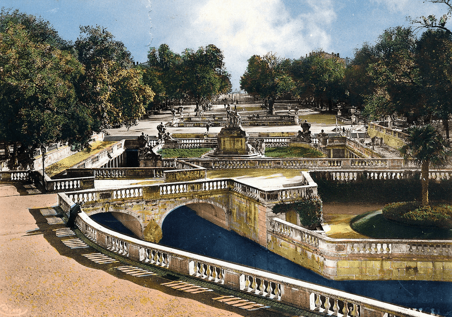 JARDINS De La FONTAINE - Gardens of Source in Nimes France