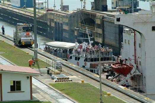 Sailing through the Panama Canal