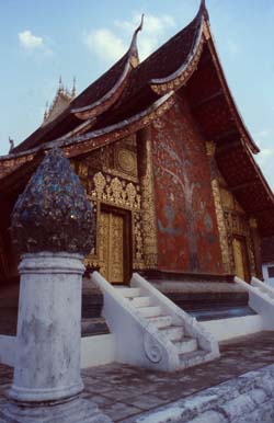 Buddhist temple in Luang Prabang
