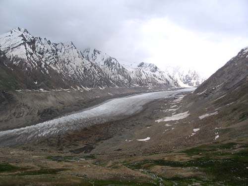 Drung Drang Glacier as seen from top of Pensi La