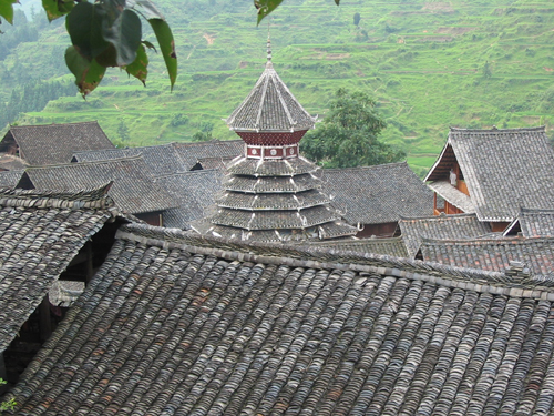 Rooftops of Zhaoxing village, Guizhou
