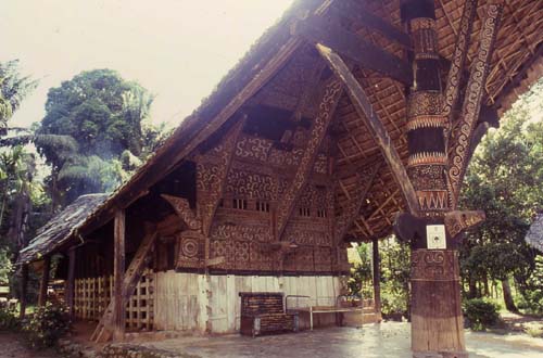 Massive structure of a Toraja house