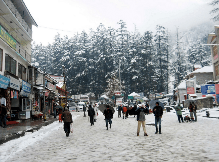 Manali in winter